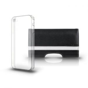  Marware C.E.O. Premiere Plus Black with Clear Shell for iPhone 4/4S